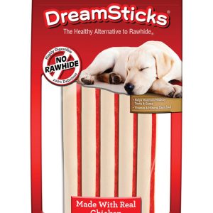DreamBone DreamSticks Vegetables and Chicken Chews For Dog 3.5 oz 4-3/4 in. 5 pk