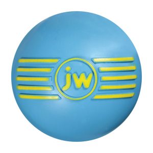 JW Pet Assorted ISqueak Rubber Ball Dog Toy Small 1 pk