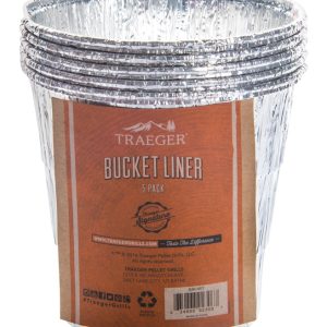 Traeger Aluminum Bucket Liner 5 in. L X 4.33 in. W