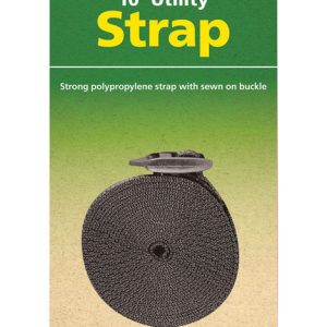 Coghlan's 1 in. W X 10 ft. L Black Utility Strap 1 lb 1 pk