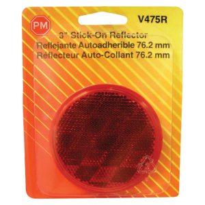 Peterson Red Round Reflector 1 pk