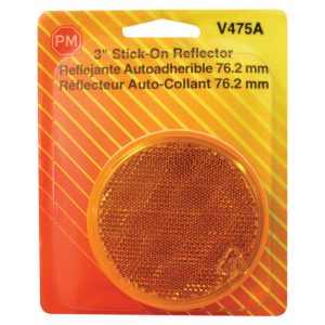 Peterson Amber Round Reflector 1 pk