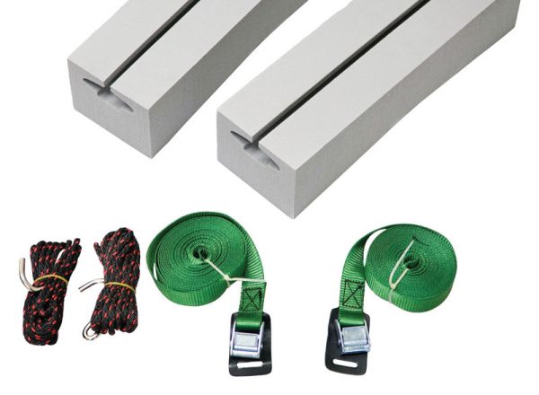 YakGear 15 ft. L Gray Tie Down Strap 1 pk