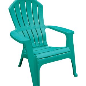 Adams RealComfort Teal Polypropylene Frame Adirondack Chair