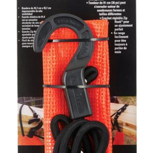 Keeper Flag-It Black/Orange Bungee Flag 18 in. L X 0.25 in. 1 pk