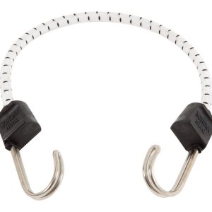 Keeper Black/White Bungee Cord 18 in. L X 0.315 in. 1 pk