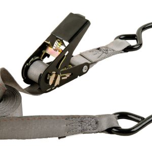 Keeper 1 in. W X 14 ft. L Gray Tie Down w/Ratchet 500 lb 1 pk
