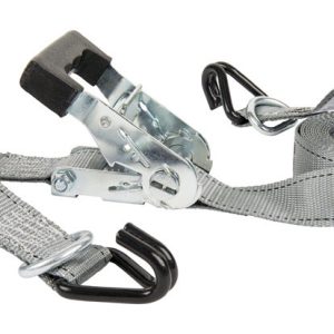 Keeper 1.5 in. W X 14 ft. L Gray Tie Down w/Ratchet 1000 lb 1 pk