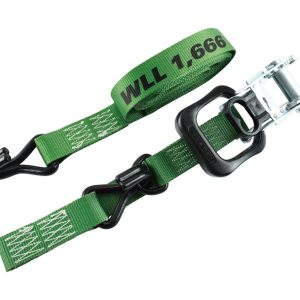 Keeper 1.5 in. W X 12 ft. L Forest Green Ratchet Tie Down Strap 1666 lb 1 pk