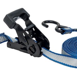 Keeper 1 in. W X 14 ft. L Gray Ratchet Tie Down Strap 500 lb 1 pk