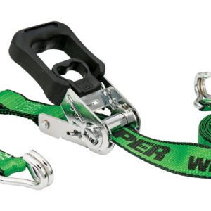 Keeper 1.25 in. W X 16 ft. L Multicolored Ratchet Tie Down Strap 1000 lb 1 pk