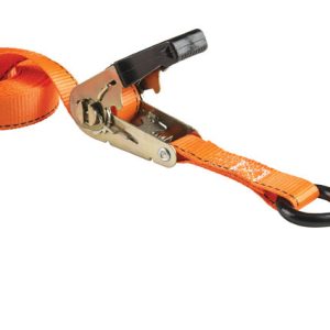 Keeper 1 in. W X 15 ft. L Orange Tie Down w/Ratchet 500 lb 2 pk