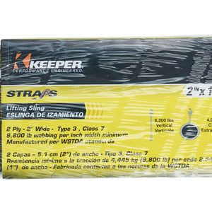 Keeper 10 ft. L Yellow Lifting Sling 6200 lb 1 pk