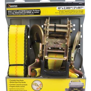 Keeper 2 in. W X 10 ft. L Yellow Tie Down Strap 2000 lb 1 pk