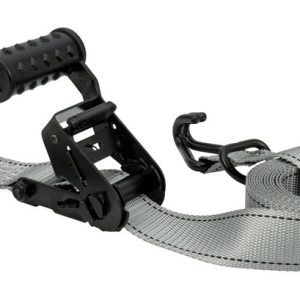 Keeper 1.5 in. W X 12 ft. L Gray Ratchet Tie Down Strap 1000 lb 1 pk