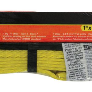 Keeper 1 in. W X 10 ft. L Black/Yellow Lifting Sling 3200 lb 1 pk