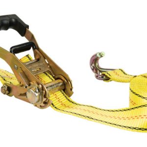 Keeper 2 in. W X 27 ft. L Yellow Cargo Strap 3333 lb 1 pk