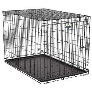 Pet Essentials Medium Steel Dog Crate 25 in. H X 23 in. W X 36 in. D