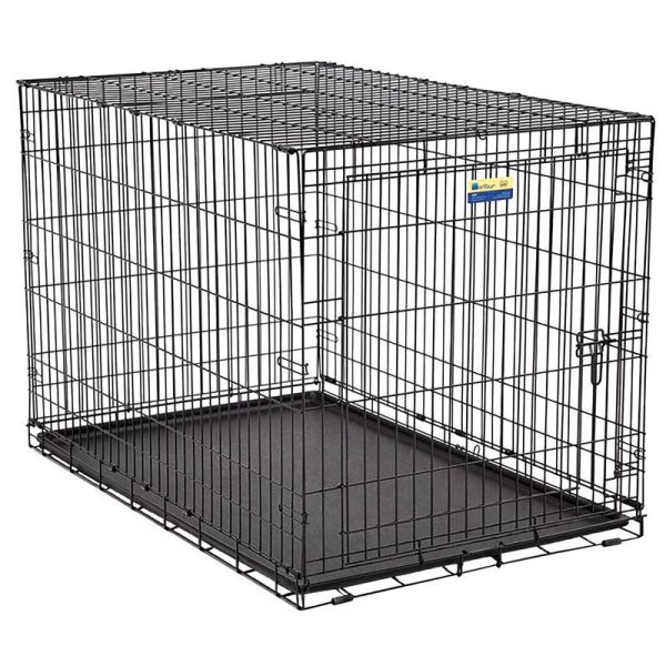 Pet Essentials Medium Steel Dog Crate 25 in. H X 23 in. W X 36 in. D