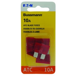 Bussmann 10 amps ATC Red Blade Fuse 5 pk