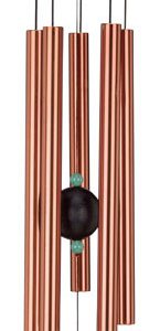Regal Art & Gift Black Metal 32 in. Healing Stone Wind Chime