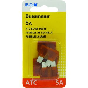 Bussmann 5 amps ATC Brown Blade Fuse 5 pk