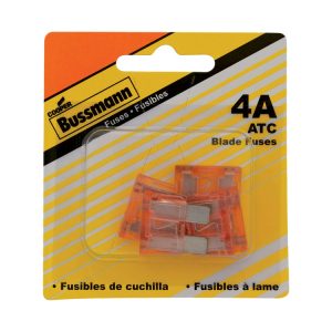 Bussmann 4 amps ATC Pink Blade Fuse 5 pk