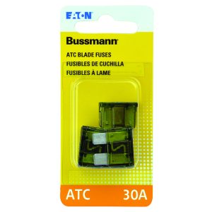 Bussmann 30 amps ATC Green Blade Fuse 5 pk