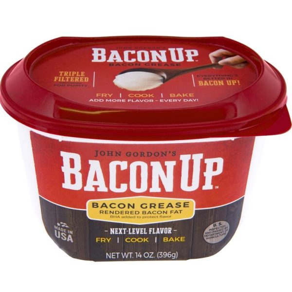 Bacon Up John Gordon's Bacon Grease 14 oz Boxed