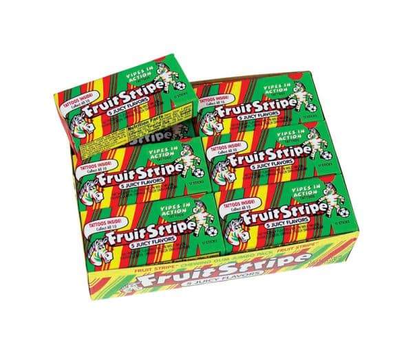 Fruit Stripe 5 Flavor Chewing Gum 17 pc 1.8 oz