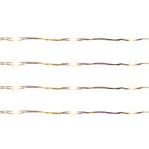 Living Accents LED Big Seed Light Set Warm White 16.5 ft. 100 lights