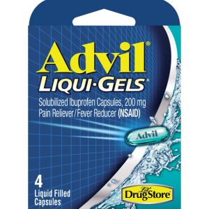 Advil Liqui-Gels Pain Reliever/Fever Reducer 4 ct