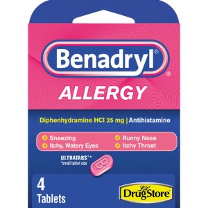 Benadryl Lil Drugstore Allergy Relief 4 ct