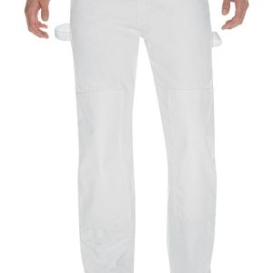 Dickies Men's Double Knee Pants 38x32 White