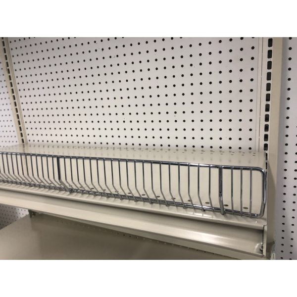 Trion 3 in. H X 48 in. W X 1/2 in. L Chrome Silver Wire Binning Shelving Unit 20 pk