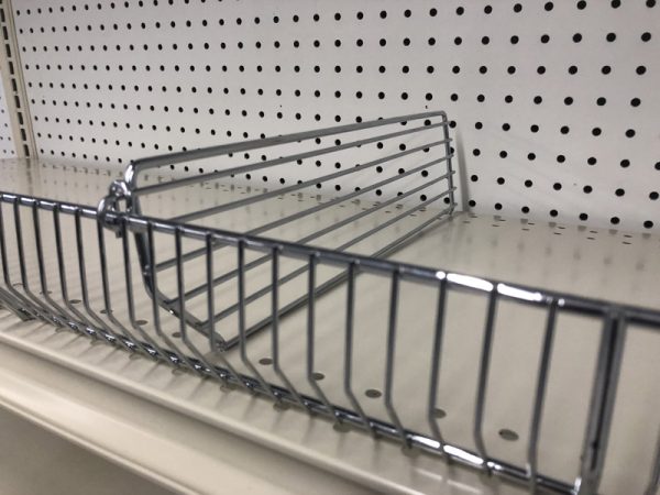 Trion 3 in. H X .5 in. W X 13 in. L Chrome Silver Wire Divider 20 pk