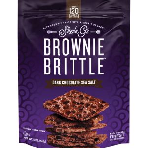 Sheila G's Dark Chocolate/Sea Salt Brownie Brittle 5 oz Bagged