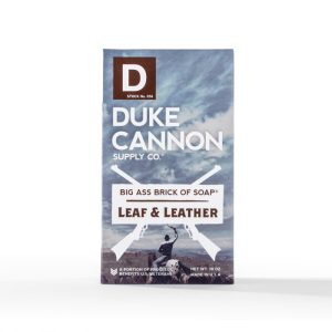 Duke Cannon Leaf & Leather Scent Bar Soap 10 oz