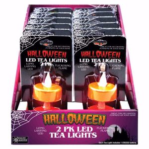 Magic Seasons Orange No Scent Flameless LED Tea Lights