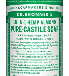 Dr. Bronner's Organic Almond Scent Shampoo and Body Wash 16 oz