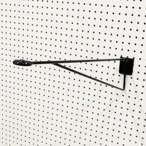 Ace 19 in. L Black Accessory Pegboard Strip Hanger Metal