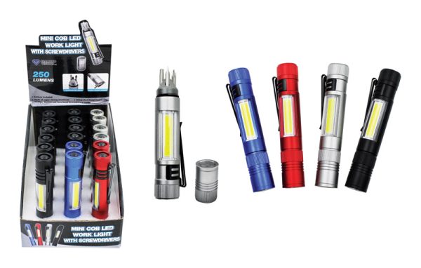 Diamond Visions 250 lm Portable Work Light w/Screwdrivers