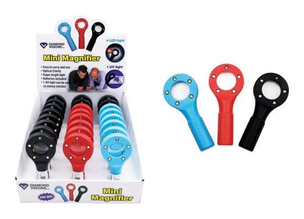 Diamond Visions Round 3 Times LED Magnifying Glass