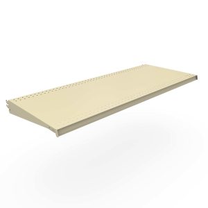 Lozier 1 in. H X 48 in. W X 19 in. L Powder Coated Platinum DL Style Shelf 2 pk