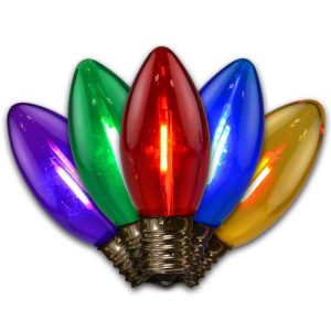 Holiday Bright Lights LED C9 Assorted 25 ct Replacement Christmas Light Bulbs