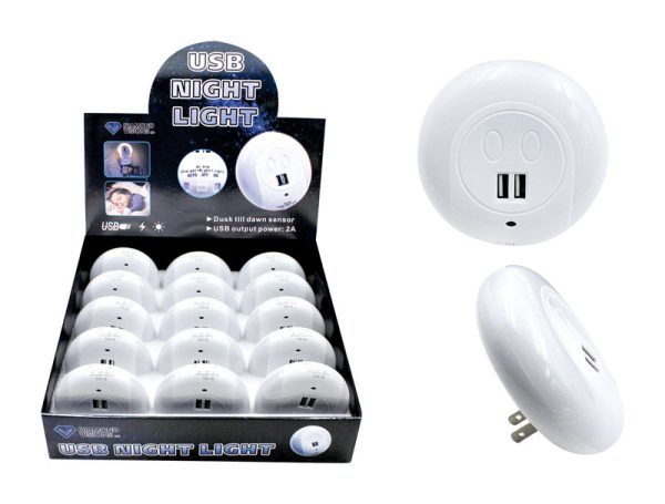 Diamond Visions USB Charger/Night Light 1 pk