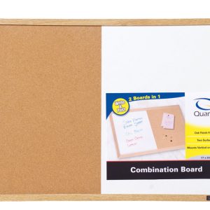 Quartet 17 in. H X 23 in. W Screw-Mounted Bulletin Board/Dry Erase Board