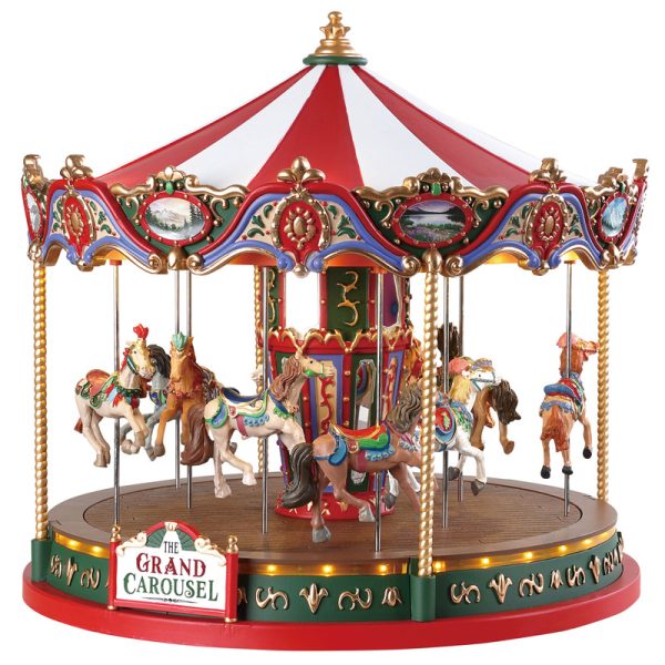 Lemax Multicolored The Grand Carousel Christmas Village