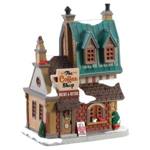Lemax Multicolored The Coffee Shop Christmas Village