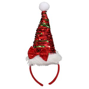 Dyno Santa Hat Holiday Headband Polyester 1 pc